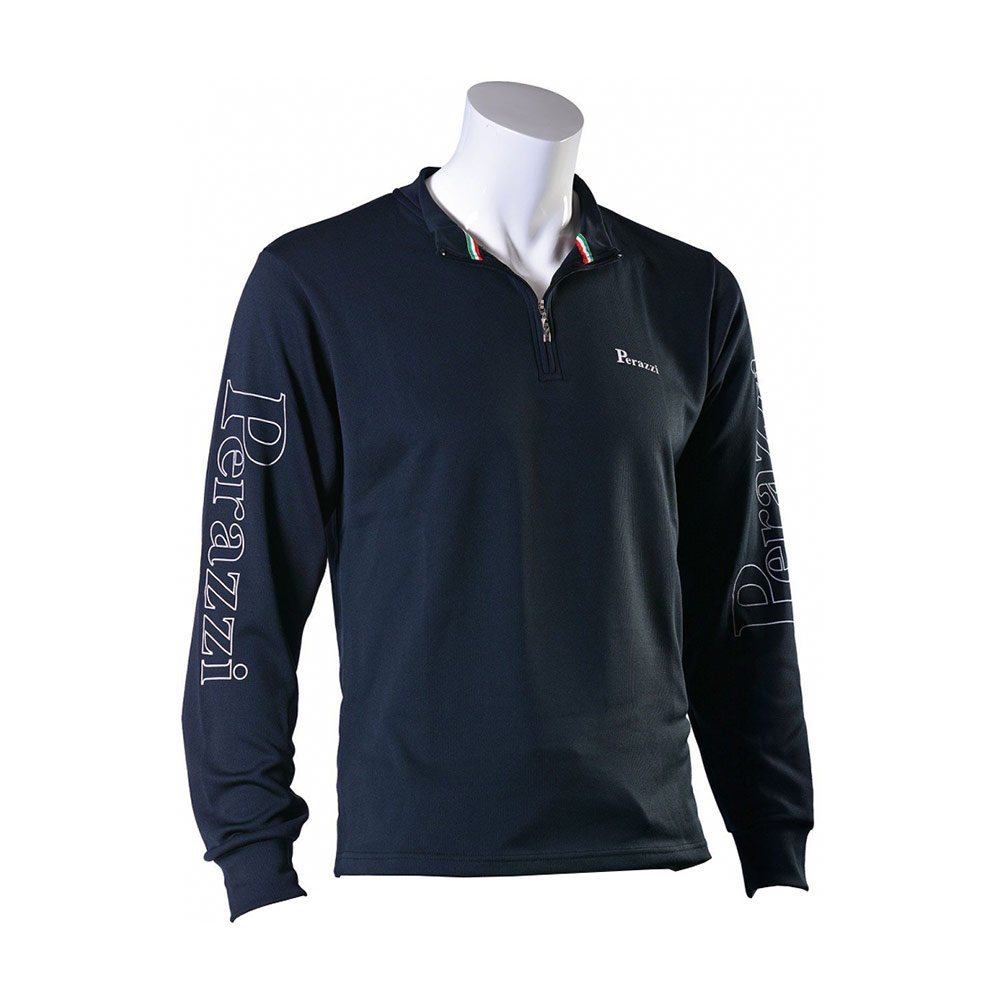 Perazzi Zip Jersey Shirt Long Sleeve