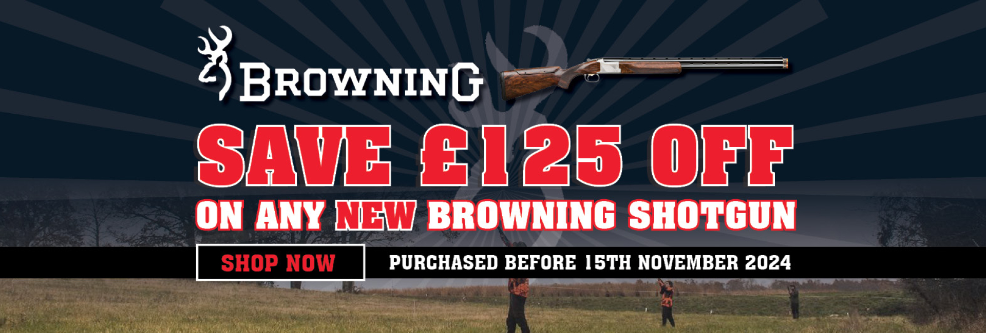 Browning £125 off Promotion - June 24